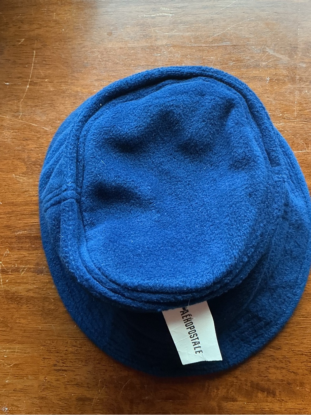 Aeropostale Fleece Bucket Hat Blue One Size NWT 2000s Vintage Y2K - Picture 8 of 13